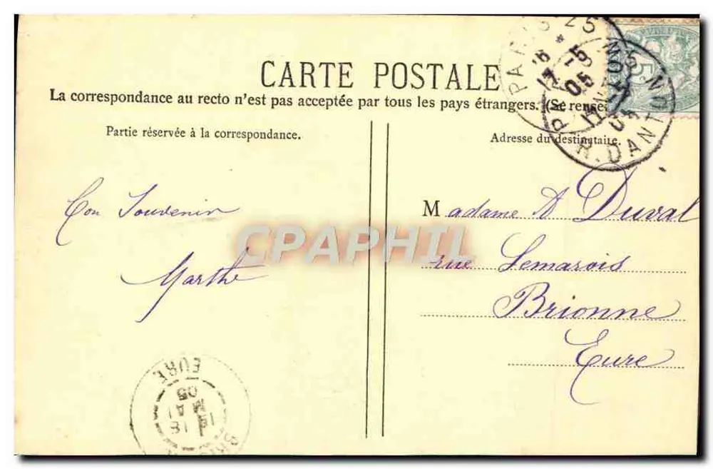 Castelo de Chantilly — Coleção Histórica dos Castelos da França — Montmorency - Verso