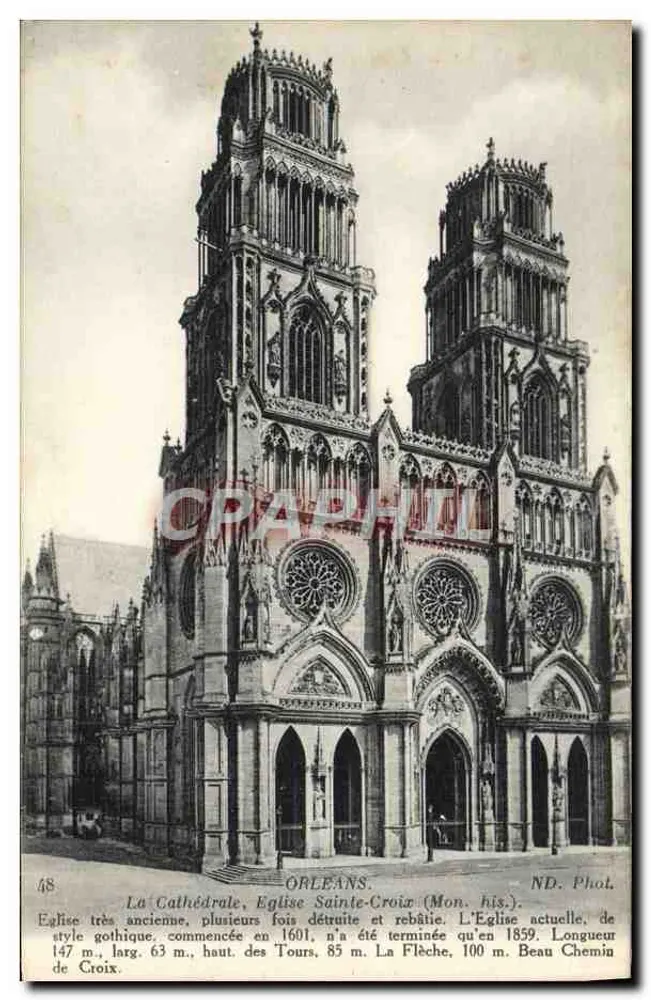 Orléans — Kathedrale Sainte-Croix — ND. Phot. - Vorderseite