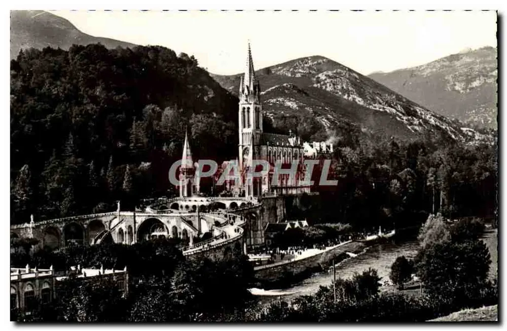 Lourdes — A Basílica — Edição P. DOUCET - Frente