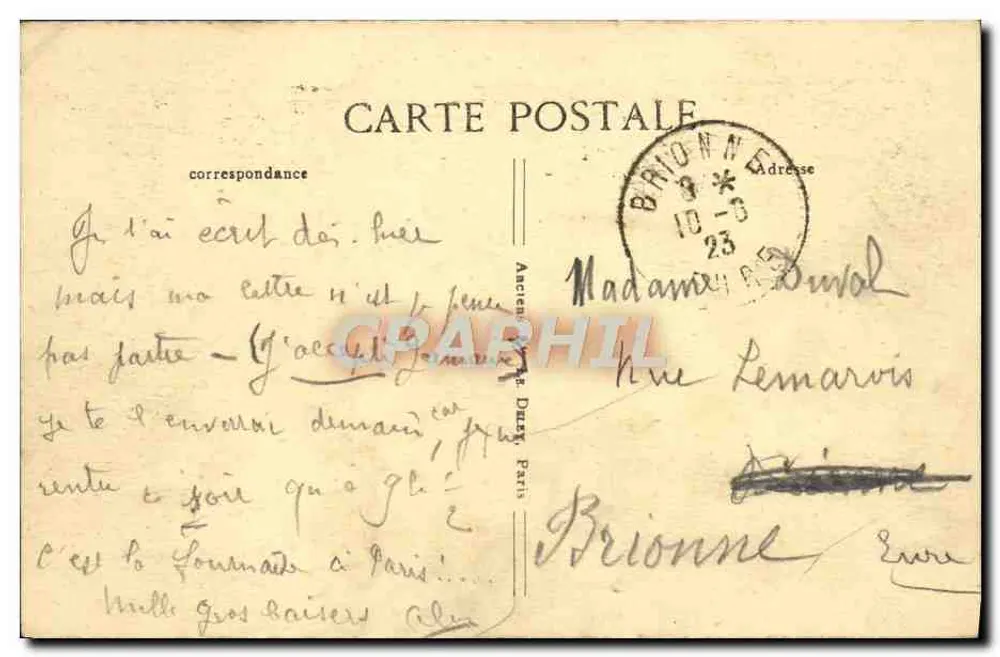 PARIS — A Madeleine — Editor GPD, n° 4038 - Verso
