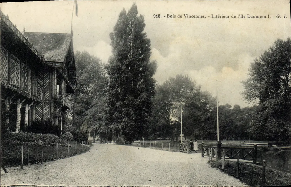Bois de Vincennes — Interior da Ilha Daumesnil — G. I. n° 948 - Frente