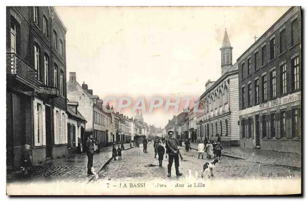 Rua de Lille — Tournai — B. M. Bethune - Frente