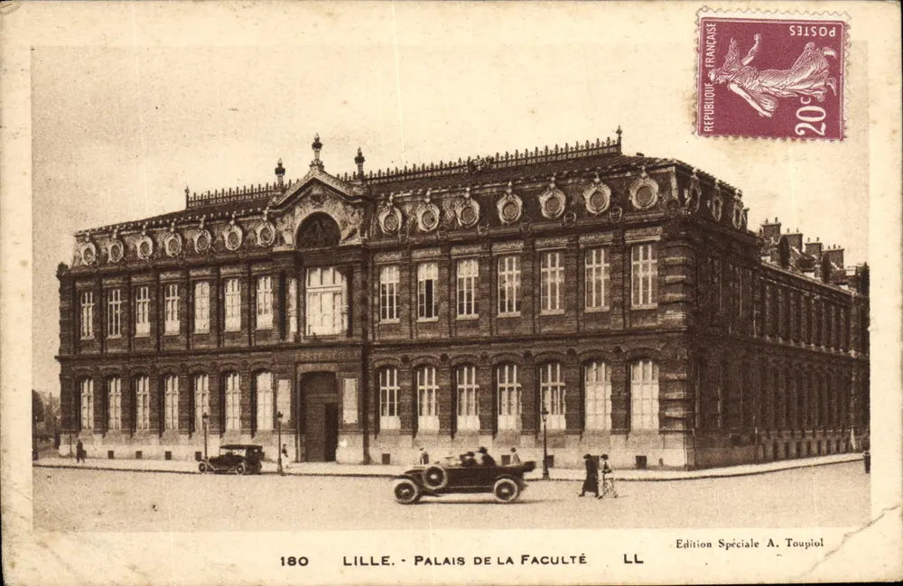 Lille - Palais de la Faculté — éditeur Impression Spéciale A. Toupiot, n° 180 - Frente
