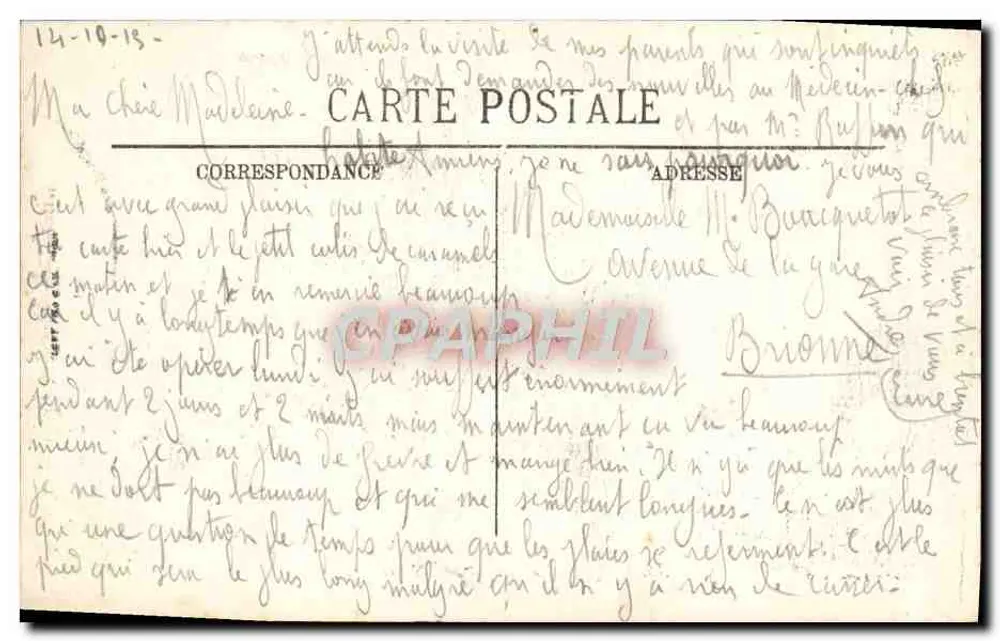 Amiens — Vista geral — N. G. - Verso