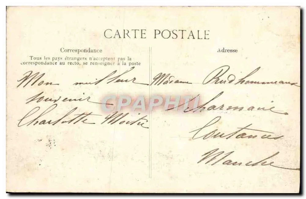 Poitiers — Panorama tirado das Dunas — Editor não identificado, número de série não visível - Verso
