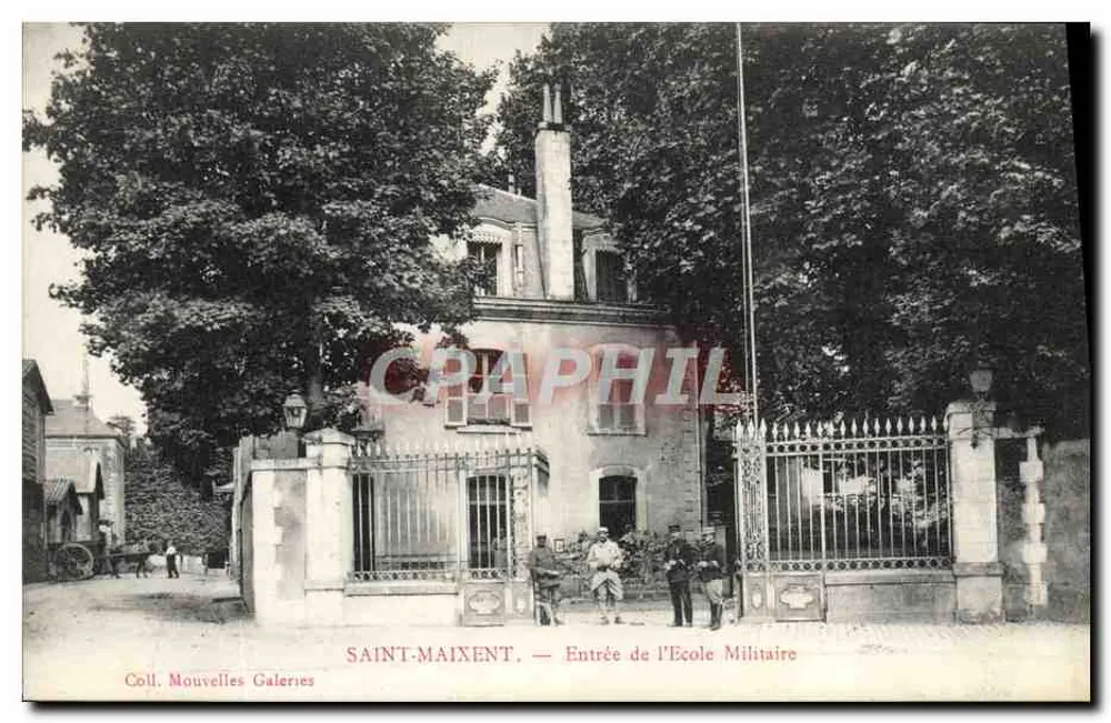 Saint-Maixent — Entrée de l'École Militaire — Coll. Mouvèlles Galeries - Recto