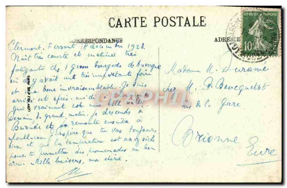 Clermont-Ferrand — Renaissance-Treppe (1700) — Maison des Architectes - Rückseite