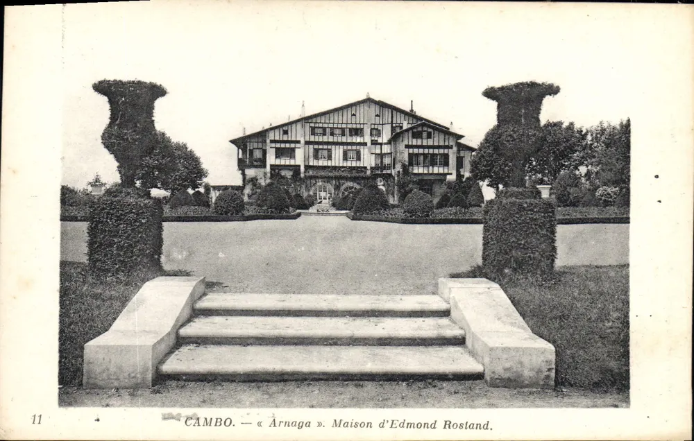 Cambo — « Arnaga » — Casa de Edmond Rosland - Frente