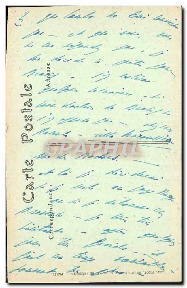 Cambo — « Arnaga » — Casa de Edmond Rosland - Verso