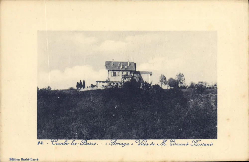 Cambo-les-Bains — Villa « Arnaga » von Herrn Edmond Rostand — Édition Barbé-Larré, n°24 - Vorderseite