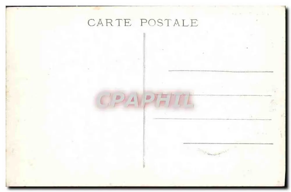Les Bouillouses — O Barragem — J. Fau, Perpignan - Verso