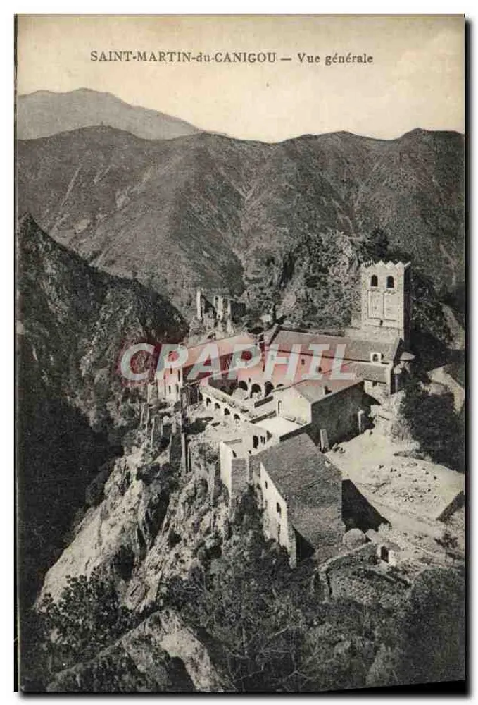Saint-Martin-du-Canigou — Vista geral — M. T. imp. - Limoges - Frente