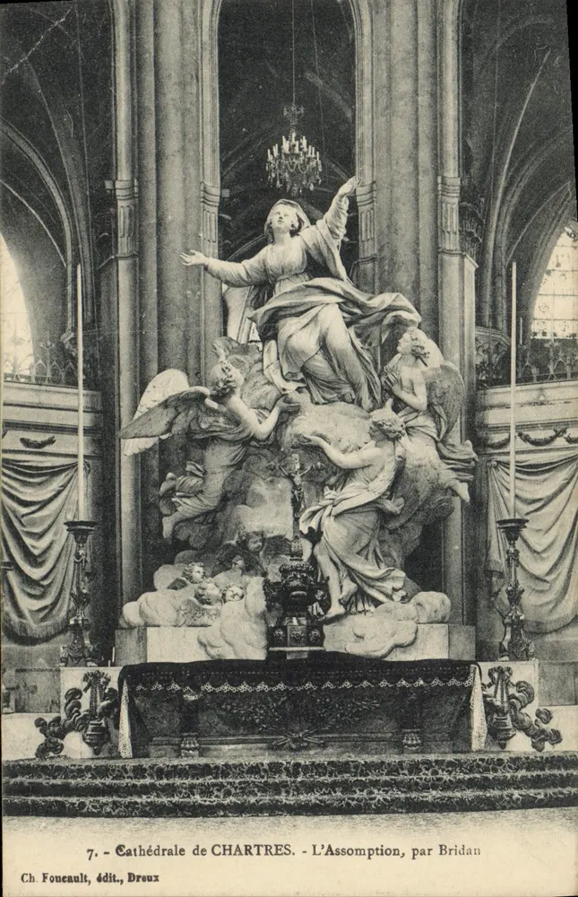 Catedral de Chartres - A Assunção, por Bridan — Ch. Fonceault, Droux - Frente