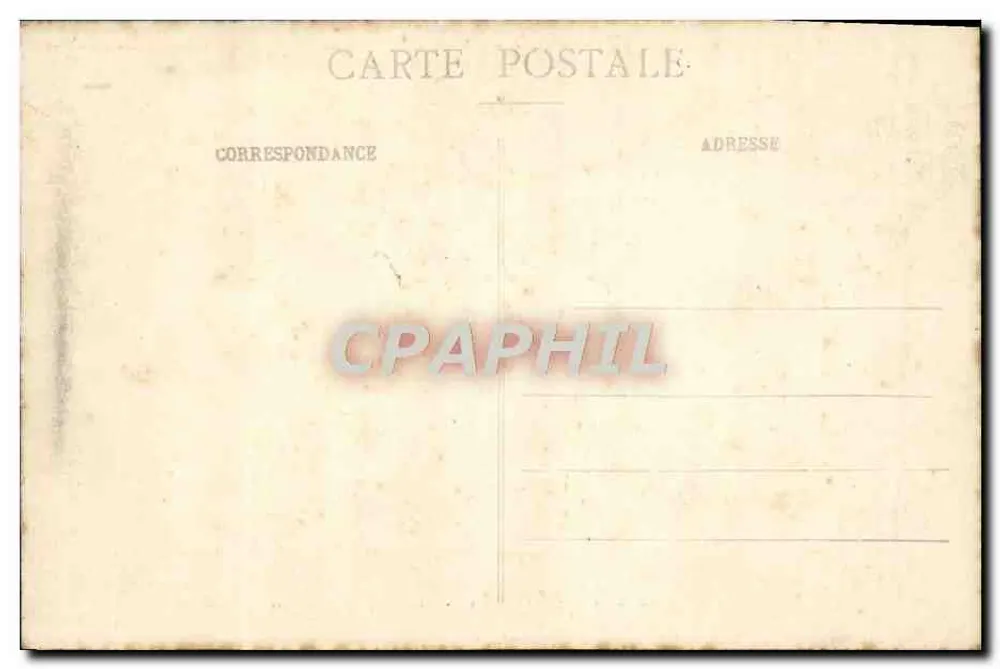 Castelo d'Anet (século XVI) — A Entrada Principal — Ch. Fourault, édit., Dreux - Verso