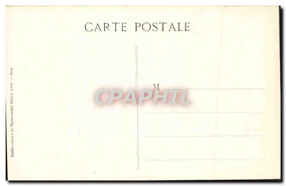 Grasse - Rue de l'Evêché — Ed. Gilletta, n°28 - Achterkant