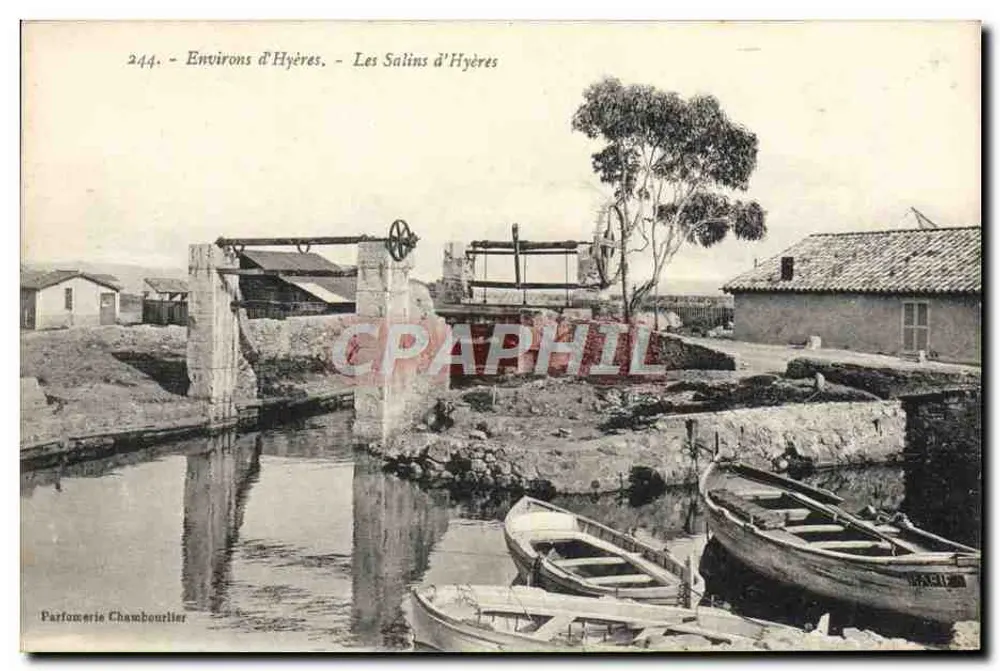 Los Salines de Hyères — Alrededores de Hyères — Parfumerie Chambourlier n°244 - Anverso