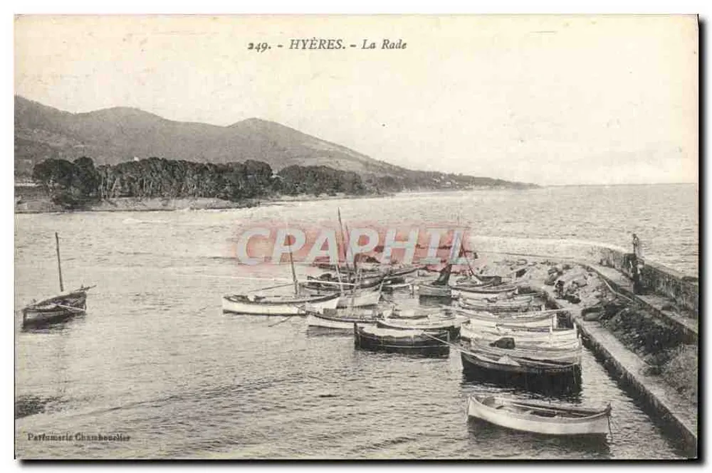 Hyères - A Rade — Parfumeria Chaumoulinier, n° 249 - Frente