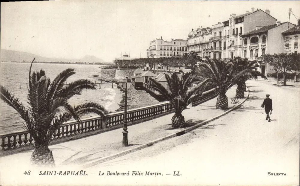 Saint-Raphaël — O Boulevard Félix-Martin — LL. — Selecta - Frente