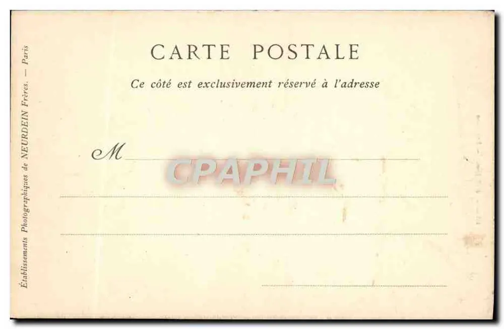 Vernet-les-Bains — Les Thermes — Éditeur Trépas, n°47 - Verso