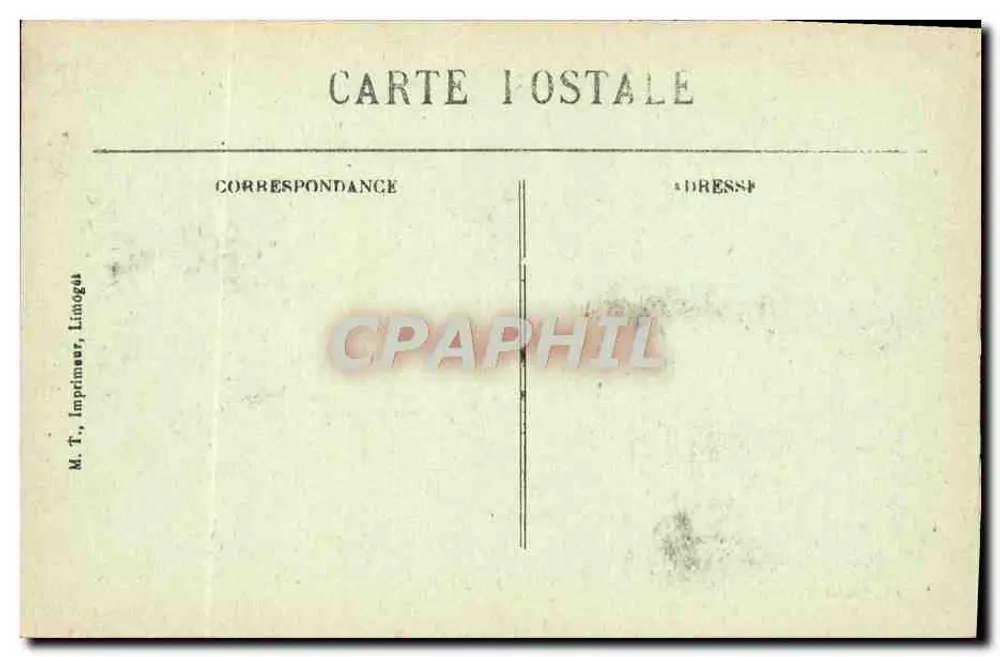 Perpignan — Les Platanes — Erre Tixador, n°72 - Verso