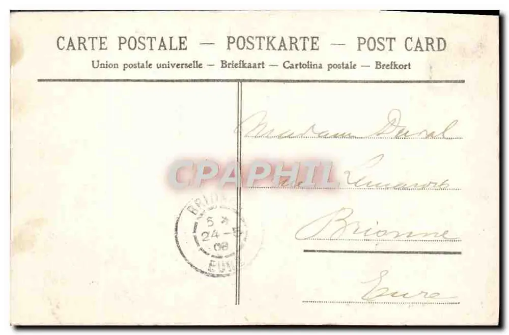 La Côte d'Argent — Hendaye — Das Casino und der Strand — P. L. Sonderausgabe des Hendayais - Rückseite