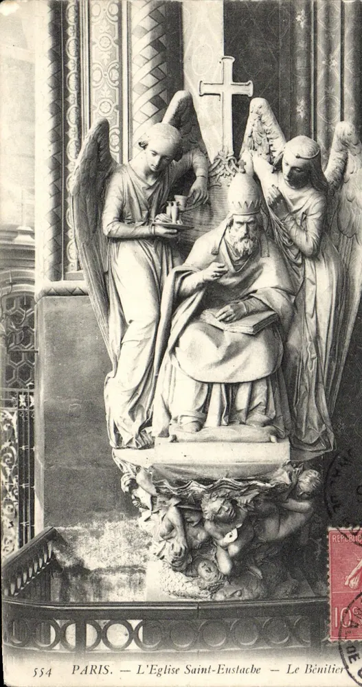 Paris — A Igreja de São Eustáquio — O Bénizas - Frente