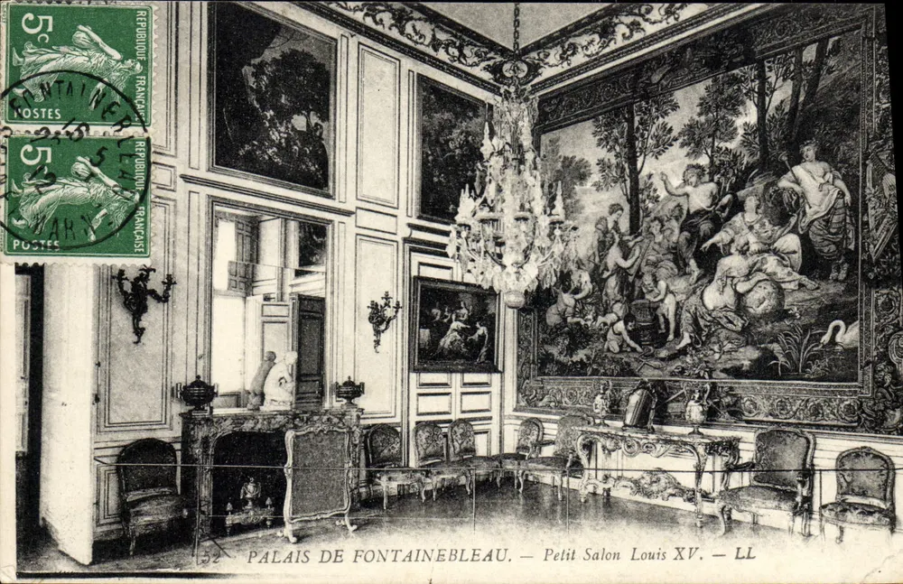 Palast von Fontainebleau — Kleiner Salon Louis XV — LL - Vorderseite