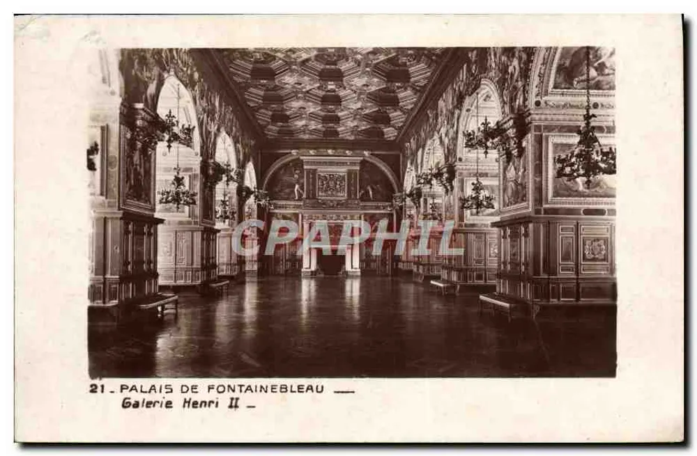 Palast von Fontainebleau — Galerie Henri II — Édition des Musées Nationaux - Vorderseite