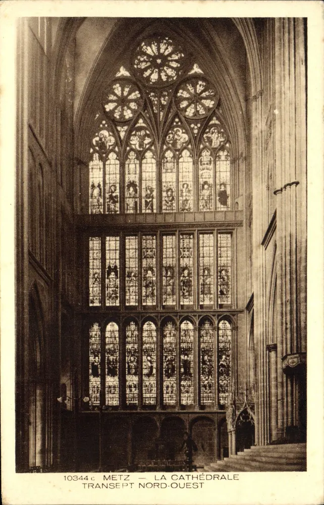 Metz — Die Kathedrale — Nordwest-Transept — Verlag La Suisse, n° 10344c - Vorderseite