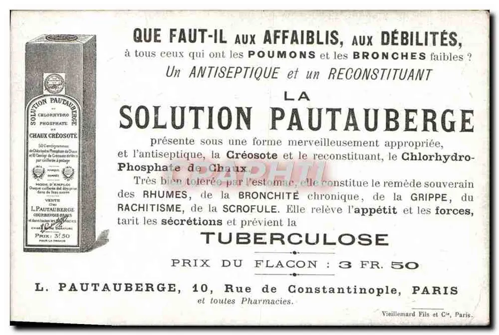 Catedral de Reims — antes do bombardeio — Coleção da Solution Pautauberge - Verso