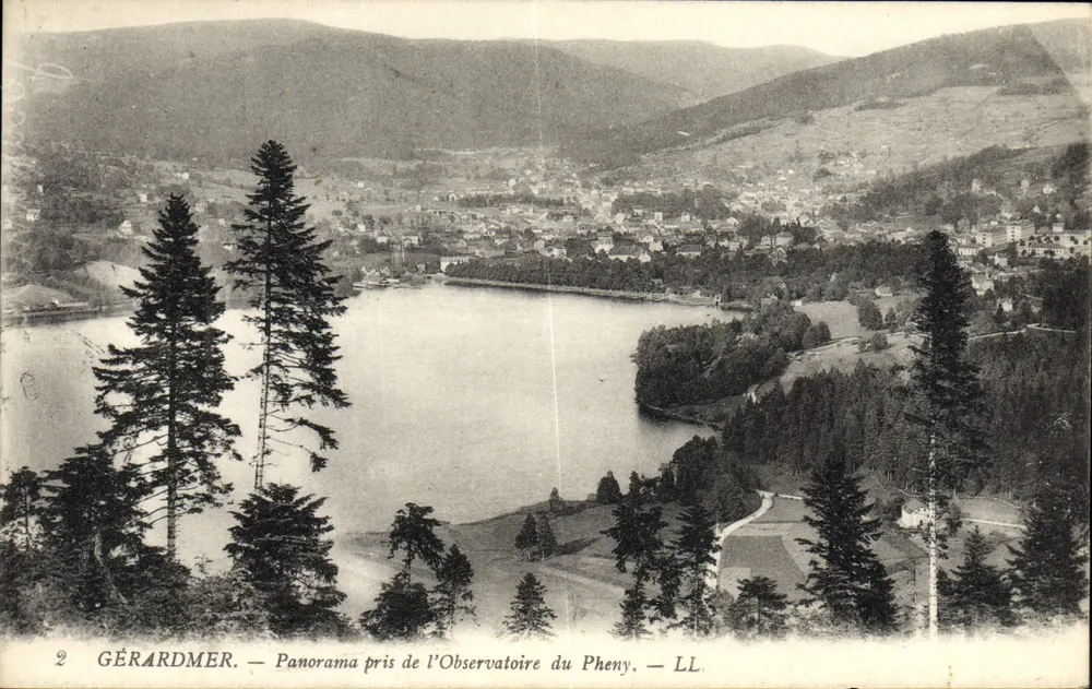 GÉRARDMER — Panorama vom Pheny-Observatorium — LL - Vorderseite