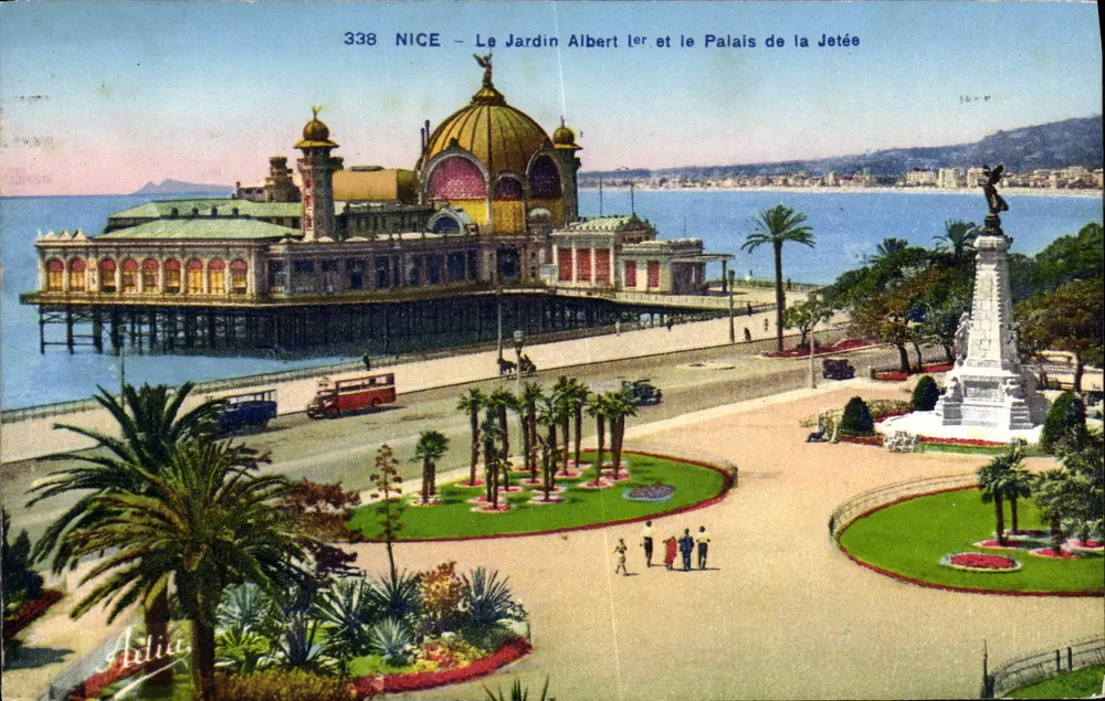 Nice — Le Jardin Albert Ier und das Palais de la Jetée — Ailia, n° 338 - Vorderseite