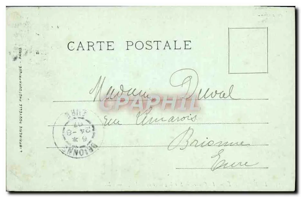Le Dauphiné — La Grave — Auf dem Gletscher der Meije — LL. — N° 715 - Rückseite