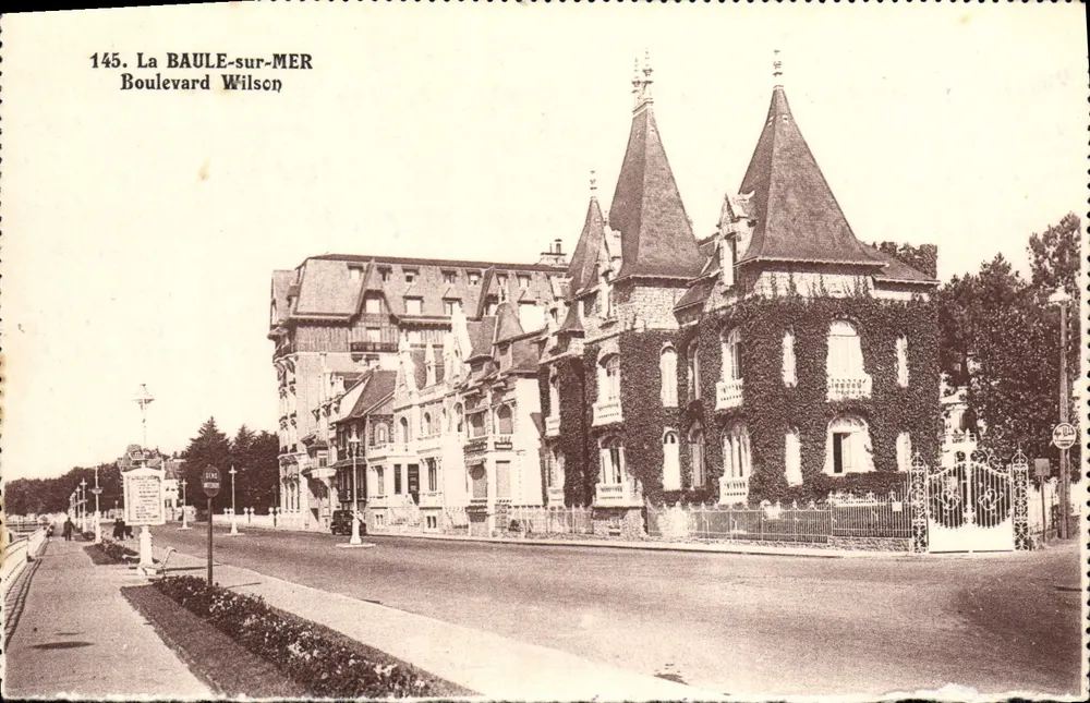 La BAULE-sur-MER — Boulevard Wilson — n°145 - Frente