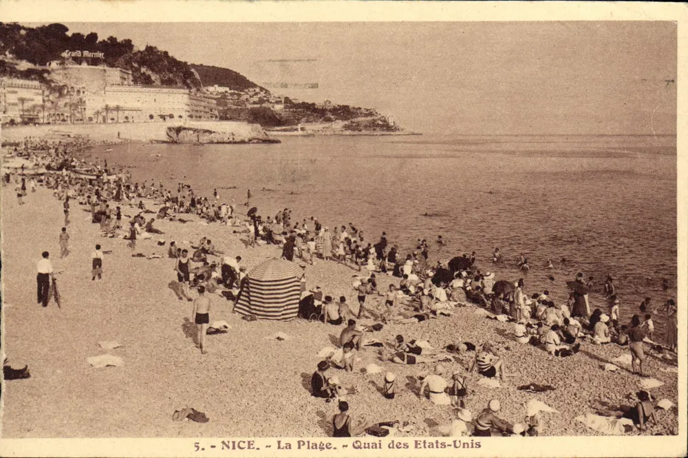 NICE - La Plage - Quai des États-Unis — Grand Hôtel Murmure - Anverso