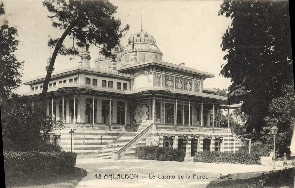 Arcachon — Kasyno Lasu — C.C. - Awers