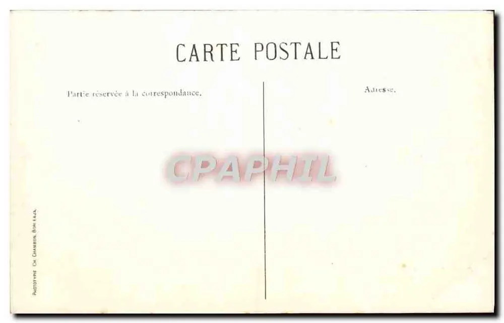 Arcachon — O Canhão do Moulleau — C. C. - Verso