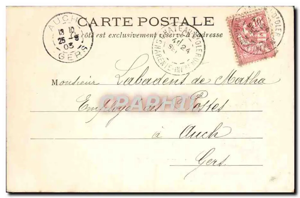 Ilha de Oléron — A Cidadela — G. Delbernet - Verso