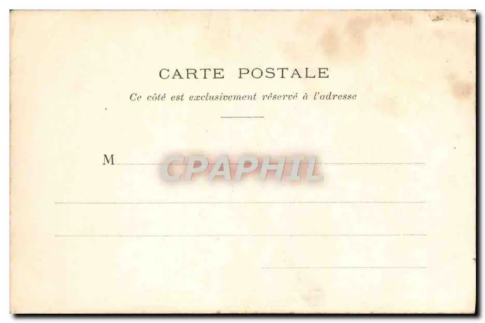 Hotel de la Posta — Bordeaux — editor não identificado - Verso