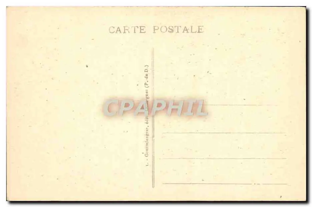 Gour de Tazenat — antigo cratère, local de Auvergne — G. de D. editor - Verso