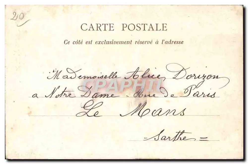 São Marcos — A Igreja — Editor L. L. 188 - Verso