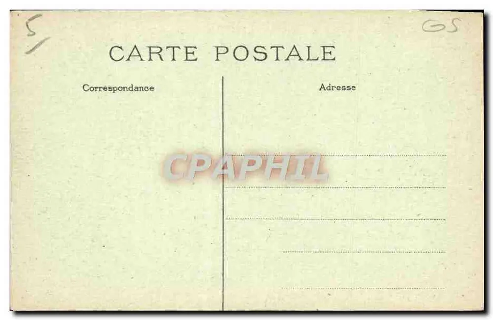St-Quentin — Ruínas da Bourse du Commerce — Março 1919 - Verso