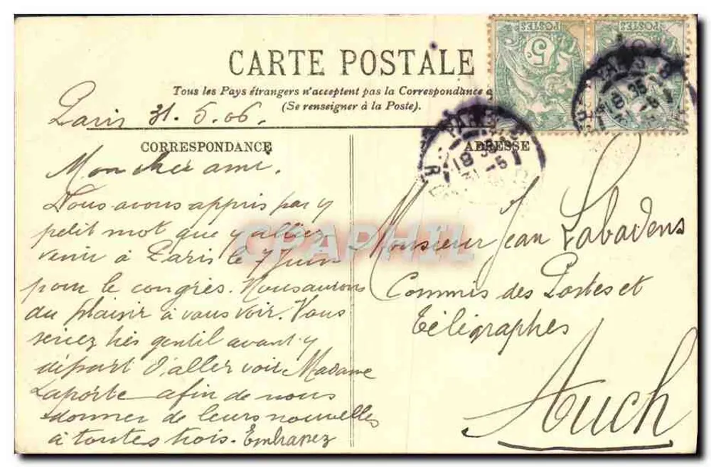 PARIS — La Stazione del Nord — LL. — n°226 - Verso