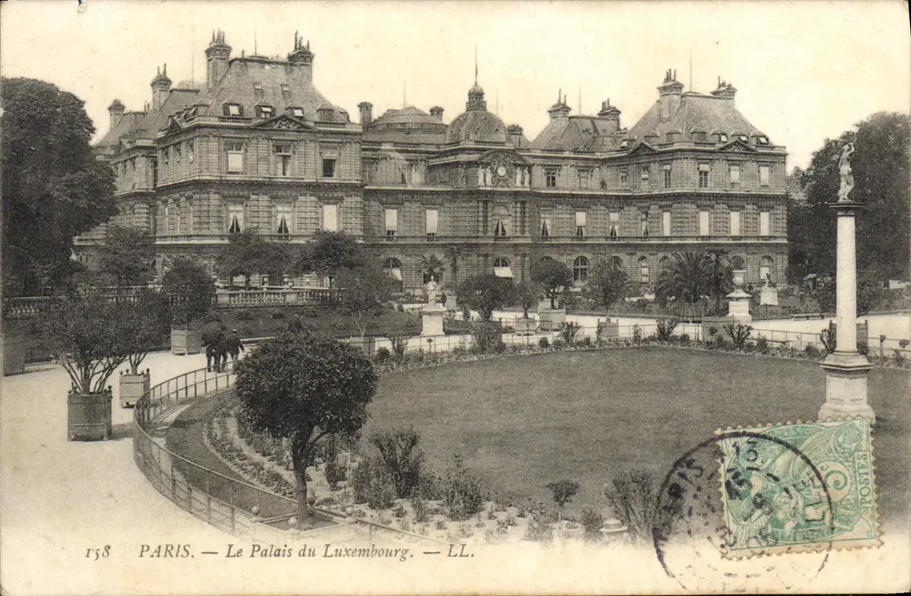 PARIS — O Palácio do Luxembourg — LL. - Frente
