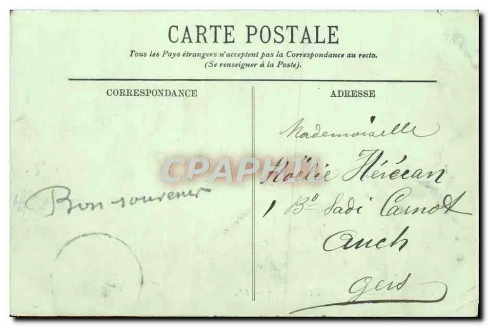 PARIS — O Palácio do Luxembourg — LL. - Verso