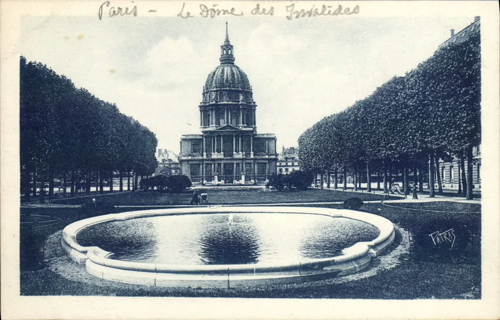 Paris - O Dôme dos Invalides — Os Lindos Cantos de Paris n°22, editor Patris - Frente