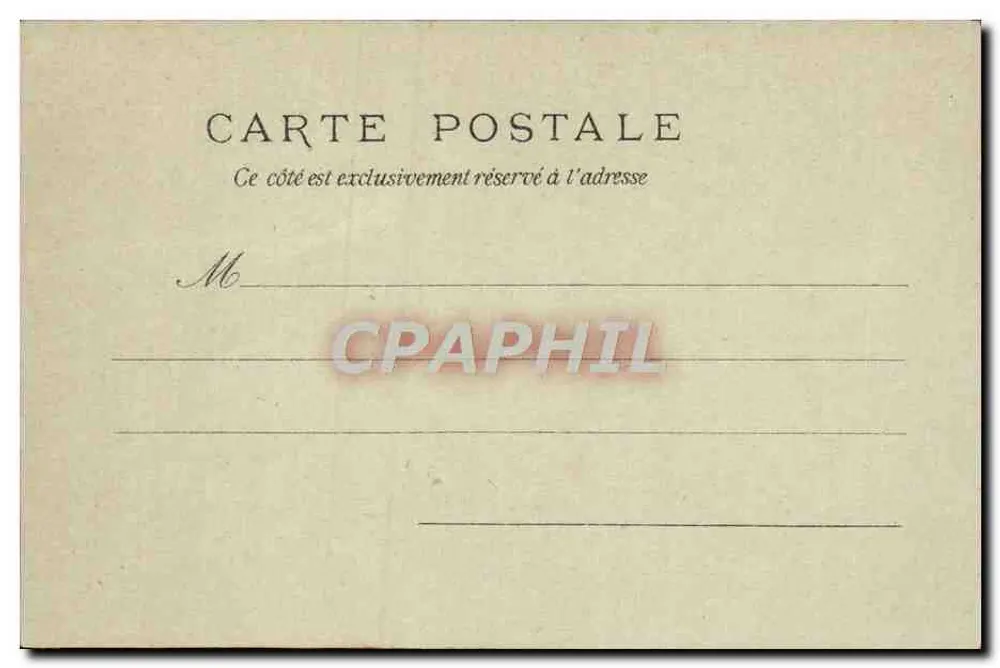 Sezione Tunisiна — Esposizione Universale del 1900 — Photocol 1091 - Verso