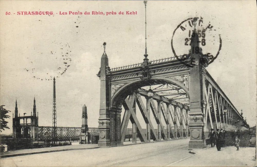 Strasbourg - Die Rheinbrücken bei Kehl — Verlag MAGMOD, Nr. 80 - Vorderseite