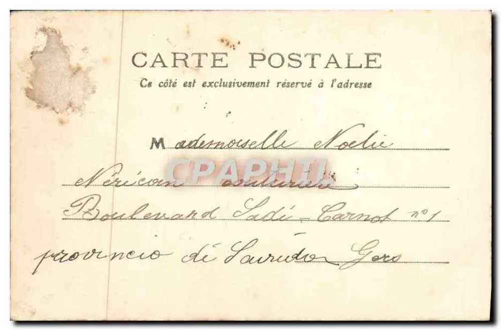 Die Toilette einer Auscitaire - 5 — J. Tapie, Fot. L. édit., Auch - Rückseite