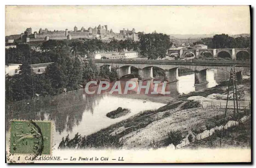 Carcassonne — Os Pontes e a Cidade — LL - Frente